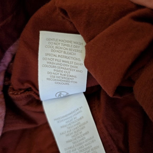 Boden Sienna Brown Cordouroy Flare Pants size 16L - Picture 14 of 16